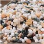 Cayway Sable Naturel Gravier Aquarium Naturels, 1 KG Gravier pour Jardin et 100G Sable Naturel pour Plantes en Pot, Jardin Féeri