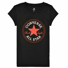 T shirt à manches courtes Enfant Converse CONVERSE CHUCK PATCH TEE 468992 K25 Noir
