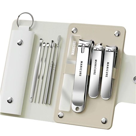 Wantli Kit de manucure coupe-ongles 10 en 1