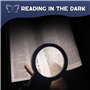 Wantli 25X 8X Loupe de Lecture, loupe Lumineuse LED Portable Debout, Loupe Eclairante à Main avec 6 LED Lumière pour Lecture, Bi