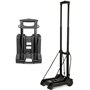 Chariot à bagages pliable avec 2 cordes élastiques