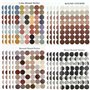 960 Gommettes Autocollantes Rondes Multicolor Couleur Codage Étiquettes 2cm Auto-adhésifs de Points Stickers