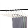 Luziyun Cintre Pantalon 10 PièCes Ceintre pour Pantalons MéTal Porte Pantalon avec RevêTement AntidéRapant Cintres Porte-Pantalo