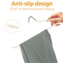 Luziyun Cintre Pantalon 10 PièCes Ceintre pour Pantalons MéTal Porte Pantalon avec RevêTement AntidéRapant Cintres Porte-Pantalo