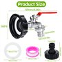 3/4" Raccord Cuve 1000 Litres
