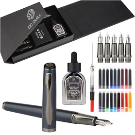 GC QUILL Ensemble de stylo-plume fantaisie comprenant 5 plumes