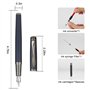 GC QUILL Ensemble de stylo-plume fantaisie comprenant 5 plumes, flacon d'encre, convertisseur de recharge d'encre et 18 cartouch