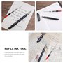 GC QUILL Ensemble de stylo-plume fantaisie comprenant 5 plumes, flacon d'encre, convertisseur de recharge d'encre et 18 cartouch