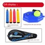 Raquettes de tennis pour débutants, ensemble de raquettes légères pour adultes pour femmes et hommes avec balles de tennis, surg
