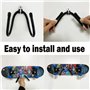 support mural pour longboard