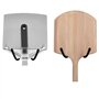 AUXPhome Lot de 2 Supports Muraux Universels pour Pelle à Pizza - Crochets de Suspension et Support de Présentation
