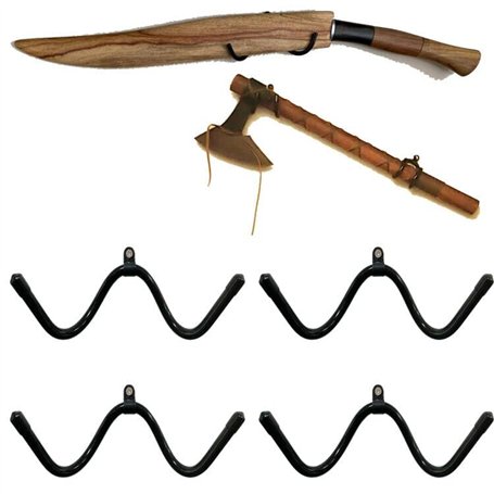 AUXPhome Lot de 4 mini supports d'épée – Robuste mais flexible