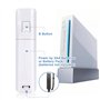 AUFGLO Télécommande et Nunchuck compatibles avec la Wii/Wii U - Comprend un étui en silicone et une dragonne (Noir+Blanc)
