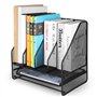 Cinnani Organisateur de bureau - Trieur de bureau en maille avec 1 plateau et 4 divisions verticales