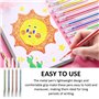 KRYMSON Lot de 18 Stylos à Paillettes Métalliques, Surligneurs et Marqueurs de Couleur pour Coloriage Adultes et Enfants