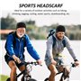 Lot de 2 Bandanas Noirs - Pour Homme et Femme - Bonnet de Motard - Absorbant la Transpiration - Costume de Guy Sauvage - Convien