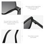 lunettes de soleil à grand cadre