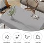Lot de 2 nappes essuyables, nappe pour décoration de table, nappe de table à bière, nappe d'extérieur résistante aux intempéries