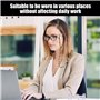 KSBBHDS Lot de 2 chaînes de lunettes à perles colorées - Antidérapantes - Accessoires de lunettes réglables - Convient pour lune