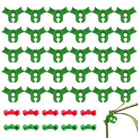 ZBHDEYG Lot de 40 pinces à cintrer pour plantes - Pince d'entraînement à basse pression - Contrôle de la direction de la croissa