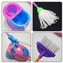 Lot de 9 mini outils de nettoyage pour maison de poupée, accessoires miniatures pour maison de poupée, jouets pour filles et enf