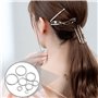 Lot de 120 anneaux de saut en acier inoxydable - 1 boîte de rangement avec 6 compartiments - Pour la fabrication de bijoux - Ann