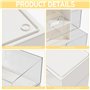 Tapvai Organisateur De Maquillage À Tiroirs – Design Stable Et Extensible Avec Compartiments pour Rouges À Lèvres – Idéal Pour C