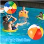 Ballon de Plage Gonflable, 4 Pièces Ballon Gonflable Piscine, 50cm Ballon Piscine pour Fête de Piscine, Ballon Enfant, Ballons d