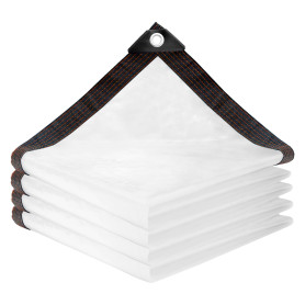 Tapvai 2 M X 3 M Bâche Transparente avec Œillets