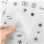 Pavlleen Lot de 10 Feuilles de Papier pour Broderies, Stabilisateur de Broderie Soluble, A4 (21cm*29.7cm) Papier Broderie, Dessi