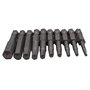 Fongmore 10pcs 50mm 1/4 pouce tige hexagonale S2 acier tête de tournevis hexagonale clé à main Allen jeu de forets 5/64-5/16 jeu