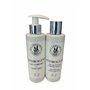 Le Véritable - Duo Soin Corps Androgyne Jojoba & Argan – Lait Corporel + Gel Douche – 2 x 200 ml – Hydratant Naturel, Parfum Uni