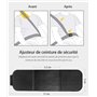 Lot de 4 Clips en Cuir PU Premium pour Confort Automobile