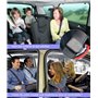 Ajusteur de Ceinture de Sécurité pour Voiture, Lot de 4 Clips en Cuir PU Premium pour Confort Automobile, Positionneur Universel