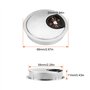 STARVAST 4Pcs Passes Cables Bureau, Passe Cable Fil Métal Brossé Design pour Table de Bureau - Passe Câbles Ronds Encastrables 6