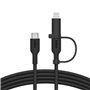 Câble USB Belkin CAC003HQ1.5MBK Noir 1,5 m