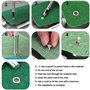 Oeillet Couture,Oeillet Inox 100 Kit de Grommets Outils à Oeillet de Rangement pour Bâche en Tissu Bricolage Craft 6 mm Ensemble