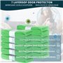10 films Poubelles à Couches Et Recharges,Recharge Poubelle a Couche,Poubelle Couche Bebe,Compatibles Avec pour Angelcare Rechar
