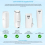 10 films Poubelles à Couches Et Recharges,Recharge Poubelle a Couche,Poubelle Couche Bebe,Compatibles Avec pour Angelcare Rechar
