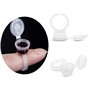 YouU 50 pièces Tatouage D'encre Anneaux Jetables Microblading Pigment Colle Titulaire Tasse Semi Permanent Maquillage Cils Sourc