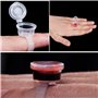 YouU 50 pièces Tatouage D'encre Anneaux Jetables Microblading Pigment Colle Titulaire Tasse Semi Permanent Maquillage Cils Sourc