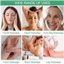 Rseuphiee Gua sha visage, Rouleau de Jade Double Extrémité, Pierre de Massage Naturelle, Outil de Massage Facial Gua Sha, Gua Sh