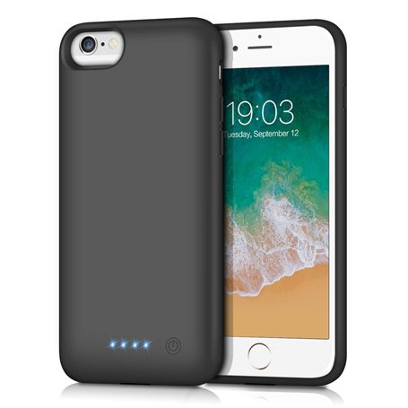 kilponen Coque Batterie pour iPhone 6/6S/7/8