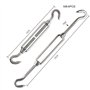 4 Pièces Tendeur Cable M8 Tendeur Cable Inox 304 Réglable Crochet de Ridoir et Crochet pour Tendeur de Fil Cable Acier Corde Cro