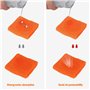 16 Pièces Bandeau Poignet Sport Bandeau de Transpiration Poignet Serre Poignet Tennis Bracelet en Coton Élastique Respirant Anti