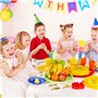 60 Pièces Serviettes Excavatrice 33 x 33 cm Serviette Papier Anniversaire pour Garçons et Filles Carrées Serviette Anniversaire 