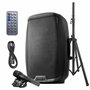 Gemini Sound Sound AS-2115BT-PK Party Bluetooth 15 Woofer 2000W Système Actif PA DJ Bluetooth Haut-parleurs avec Support de Haut