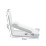 MZMing 8 Pièces Pinces à Nappe en Plastique Blanc pour Table d'Extérieur - Pinces Réglables à Ressort pour Nappe de Jardin Pique