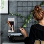 Boao Lot de 4 Supports muraux pour télécommandes en Acrylique Transparent et Pratique