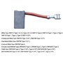 Brosses de moteur en carbone compatibles avec scie à onglet Dewalt DW718 / DWS780 / DW717XPS - Pièce de rechange pour outils éle